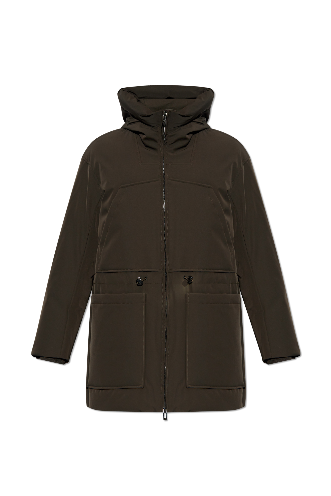 Emporio armani luxe down hooded jacket online